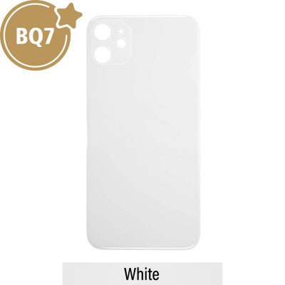 BQ7 Rear Glass Replacement with Bigger Size Camera Cut-out for iPhone 11-White BQ7 Rear Glass Replacement with Bigger Size Camera Cut-out for iPhone 11-White